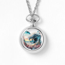 Mooie kleurrijke oceaangolven