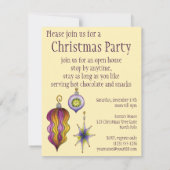 Mooie kleurrijke Ornamenten, kerstfeest Kaart (Achterkant)