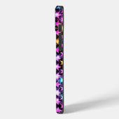 Mooie kleurrijke paarse glanzende sterren Case-Mate iPhone case (Achterkant / Links)