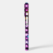 Mooie kleurrijke paarse glanzende sterren Case-Mate iPhone case (Achterkant / Links)