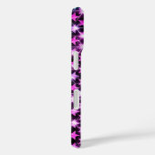 Mooie kleurrijke paarse glanzende sterren Case-Mate iPhone case (Achterkant / Rechts)