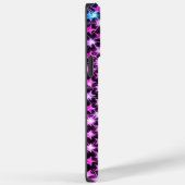 Mooie kleurrijke paarse glanzende sterren Case-Mate iPhone case (Achterkant / Rechts)