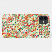 Mooie kleurrijke paisleyprint Case-Mate iPhone case (Achterkant (horizontaal))
