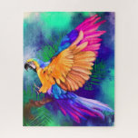Mooie kleurrijke papegaai puzzel Waterverf Legpuzzel<br><div class="desc">Prachtige kleurrijke papegaaipuzzels - MIGNED Waterverf Painting</div>