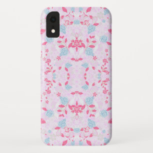 Mooie kleurrijke pastel bloempatroon Case-Mate iPhone case