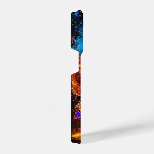 MOOIE KLEURRIJKE POKER KAART iPhone HOESJE (Rechterkant)