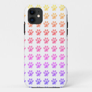 Mooie kleurrijke poten iPhone 11 hoesje