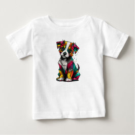 Mooie Kleurrijke Puppy Kinderen T-Shirt -Een cadea
