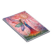 Mooie kleurrijke Rainbow Fairy Notitieboek Journal (Rechterzijde)