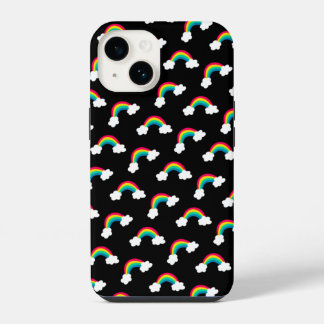 Mooie Kleurrijke Regenboog Patroon Bandana iPhone 14 Hoesje