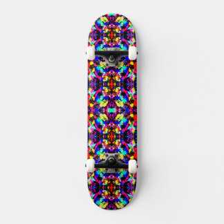 Mooie kleurrijke spatverf persoonlijk skateboard