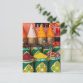 Mooie kleurrijke specerijen van Marrakech Briefkaart (Staand voorkant)