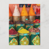 Mooie kleurrijke specerijen van Marrakech Briefkaart (Voorkant)