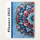 Mooie kleurrijke Spirituele Chic Mandala Modern Planner (Achterkant)