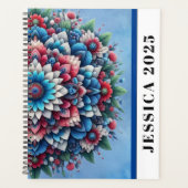 Mooie kleurrijke Spirituele Chic Mandala Modern Planner (Voorkant)