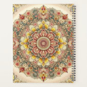 Mooie kleurrijke Spirituele Mandala Vintage Planner (Achterkant)