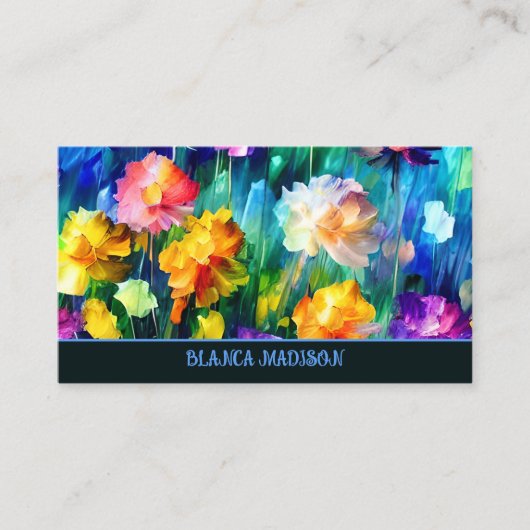 Mooie, kleurrijke standaard visitekaartje