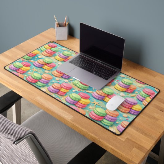 MOOIE KLEURRIJKE STAPELS MACARONS BUREAUMAT (Kantoor 2)