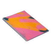 Mooie, kleurrijke straatkunst graffiti achteraan notitieboek (Rechterzijde)