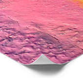 Mooie, kleurrijke straatkunst graffiti achteraan poster (Hoek)