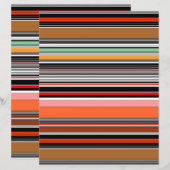Mooie kleurrijke strepen (Voorkant / Achterkant)