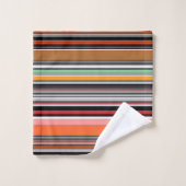 Mooie kleurrijke strepen bad handdoek (Wasdoekje)