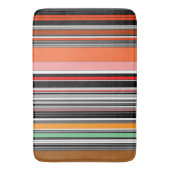 Mooie kleurrijke strepen badmat (Voorkant Verticaal)