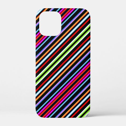 Mooie kleurrijke strepen Case-Mate iPhone case (Achterkant)
