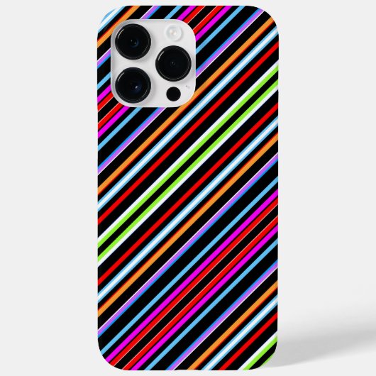 Mooie kleurrijke strepen Case-Mate iPhone case (Achterkant)