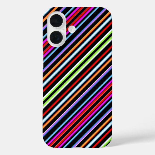 Mooie kleurrijke strepen Case-Mate iPhone case (Achterkant)