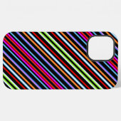 Mooie kleurrijke strepen iPhone hoesje (Achterkant horizontaal)
