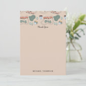 Mooie Kleurrijke Treinen op Spoorwegen Kinderen Pa Bedankkaart (Staand voorkant)