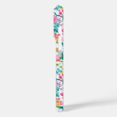 Mooie Kleurrijke Tuin Met Monogram Case-Mate iPhone Case (Achterkant / Links)