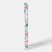 Mooie Kleurrijke Tuin Met Monogram Case-Mate iPhone Case (Achterkant / Links)