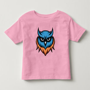 Mooie Kleurrijke Uil Baby T-Shirt