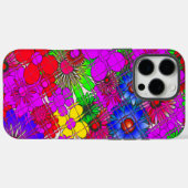 Mooie kleurrijke verbazingwekkende bloemmotief ont Case-Mate iPhone case (Achterkant (horizontaal))
