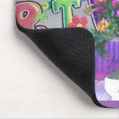 Mooie kleurrijke verjaardagskunstprint muismat (Hoek)