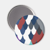 Mooie kleurrijke vis korst patroon Apple Watch ban Magneet (Voorkant / Achterkant)