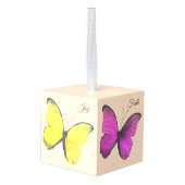 Mooie, kleurrijke vlinders en kalligrafie decoratie (Achter hoekig)