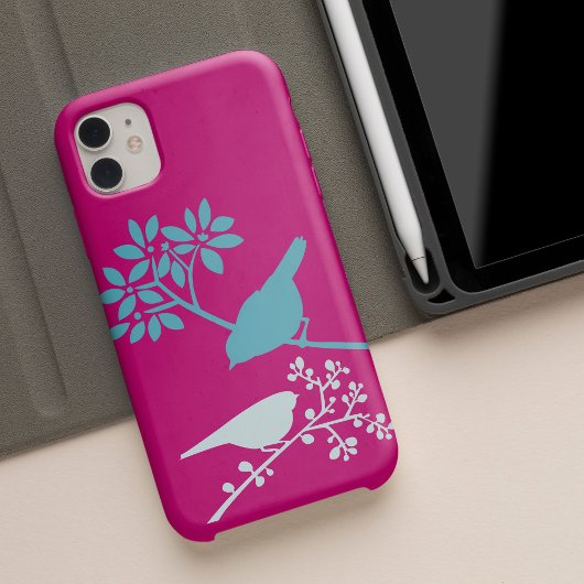 Mooie kleurrijke vogels Case-Mate iPhone case