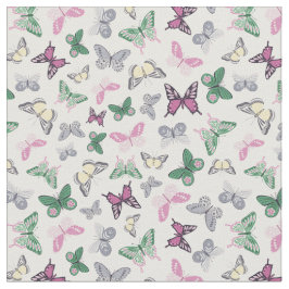 Mooie, kleurrijke voorjaarsvlinder stof