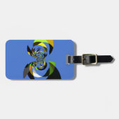 Mooie kleurrijke vrouwen silhouet Illustraties Bagagelabel (Voorkant horizontaal)