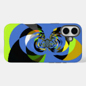 Mooie kleurrijke vrouwen silhouet Illustraties Case-Mate iPhone Case (Achterkant (horizontaal))