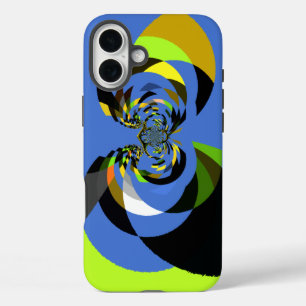 Mooie kleurrijke vrouwen silhouet Illustraties iPhone 16 Plus Hoesje