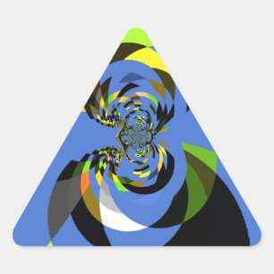 Mooie kleurrijke vrouwen silhouet Illustraties Sticker