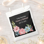 Mooie kleurrijke Waterverf bloemenbruiloft Bedankzakje (Geknipt)