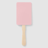 Mooie kleurrijke Waterverf bloemenbruiloft Handwaaier (Achterkant)