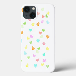 Mooie kleurrijke waterverf voor leuk hartje Case-Mate iPhone case