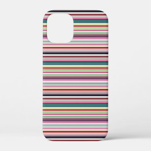 Mooie kleurrijke witte strepen Case-Mate iPhone case