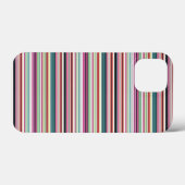 Mooie kleurrijke witte strepen Case-Mate iPhone case (Achterkant (horizontaal))